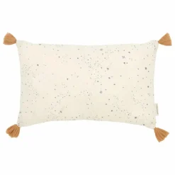 Coussin à pompons Wabi Sabi Milky Way | Bleu