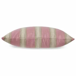 Coussin à rayures | Blush