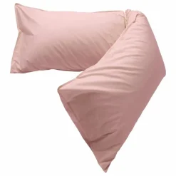 Coussin Bedmate en percale organique - Dusty Rose | Vieux Rose