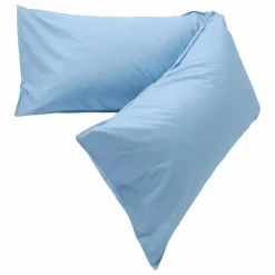 Coussin Bedmate en percale organique - Sky Blue | Bleu ciel