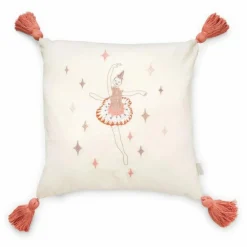 Coussin brodé Ballerina