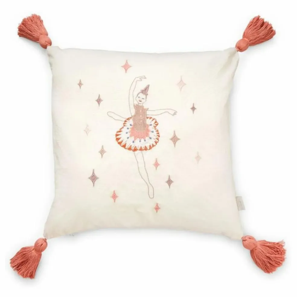 Coussin brodé Ballerina