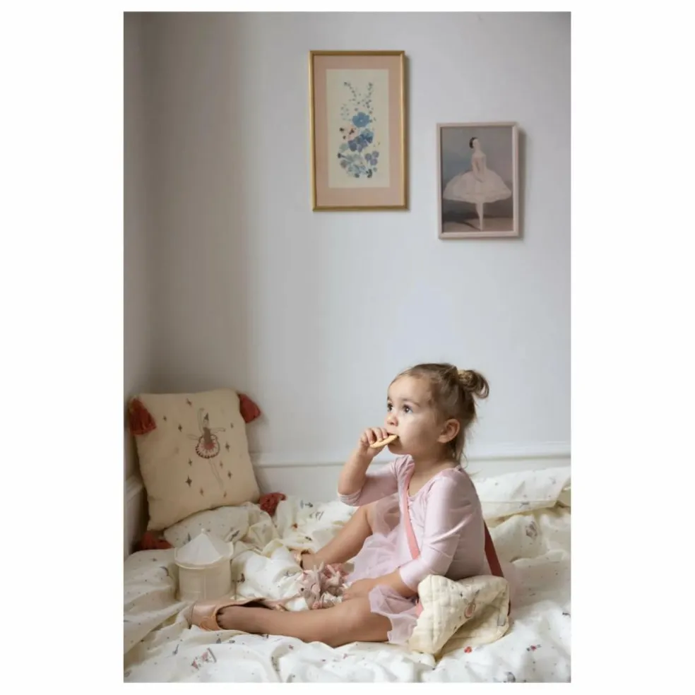 Coussin brodé Ballerina