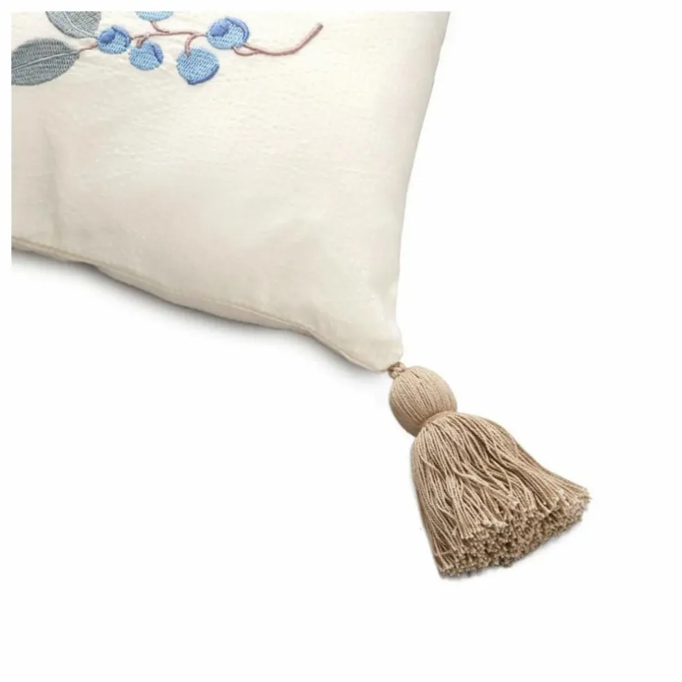 Coussin brodé Blueberries