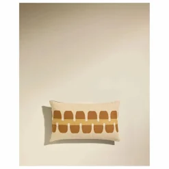 Coussin brodé Cadence | Havane