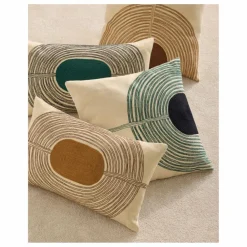Coussin brodé Mirage | Havane