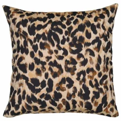 Coussin carré Carino en jacquard | Léopard