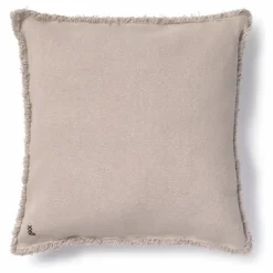 Coussin carré Stonewashed | Gris perle