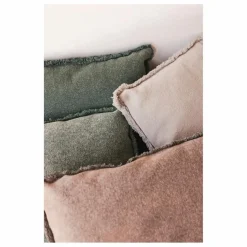 Coussin carré Stonewashed | Gris perle