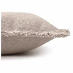 Coussin carré Stonewashed | Gris perle