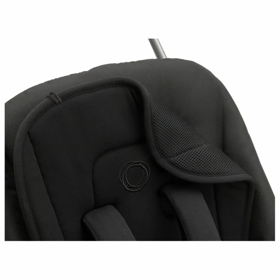 Coussin confort réversible pour poussette | Noir