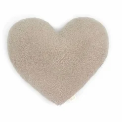 Coussin Cœur | Marron clair