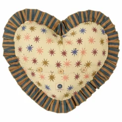 Coussin cœur Noa Star | Multicolore