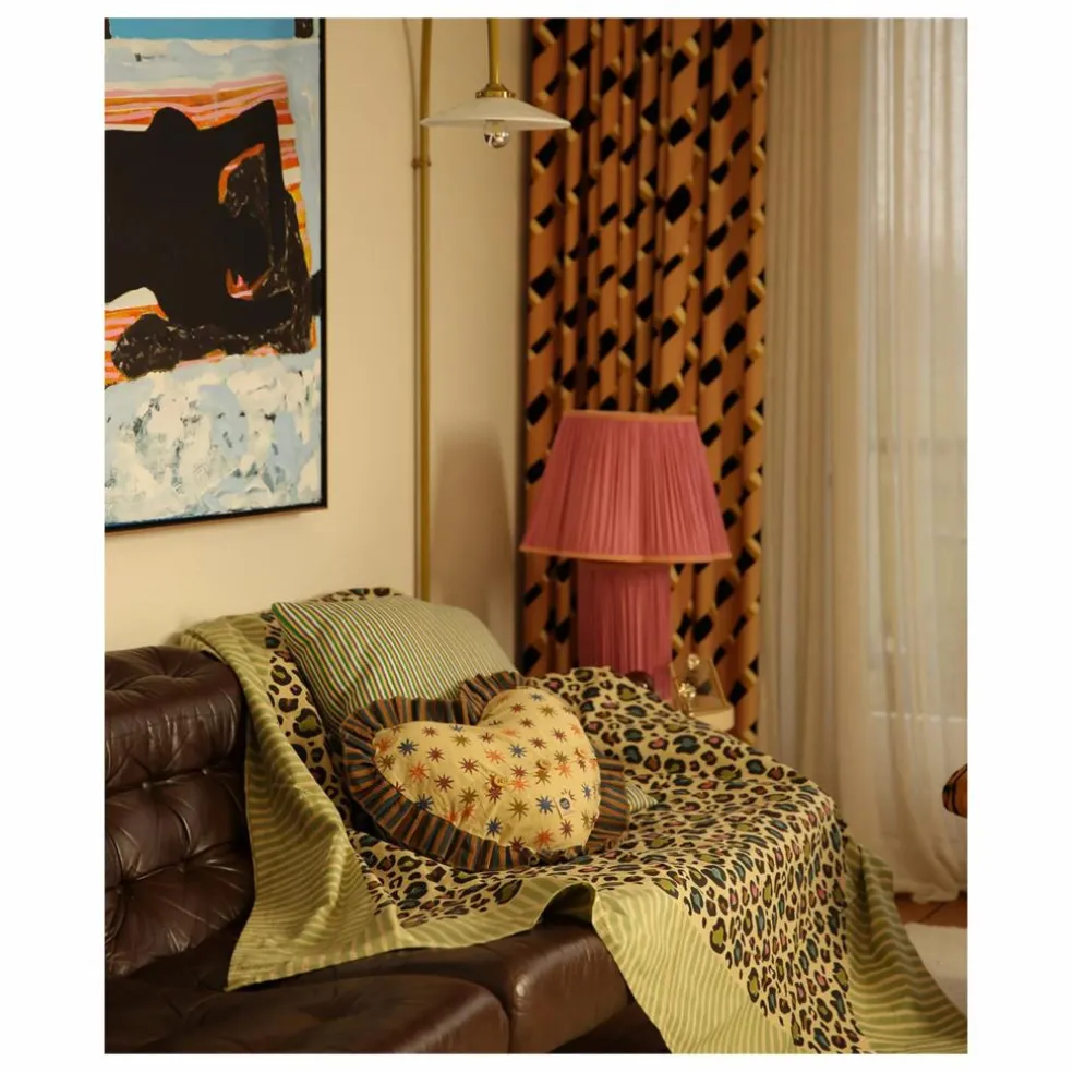 Coussin cœur Noa Star | Multicolore