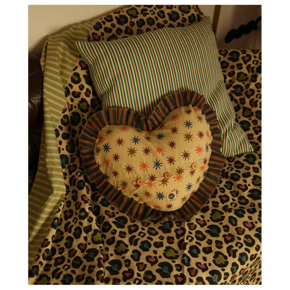 Coussin cœur Noa Star | Multicolore