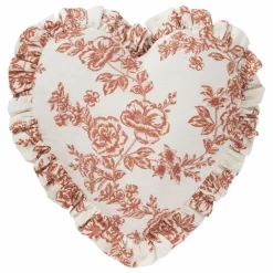 Coussin cœur Whimsical | Rouge