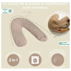 Coussin d'allaitement Big Flopsy | Argile