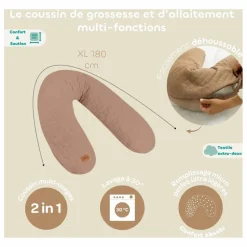 Coussin d'allaitement Big Flopsy | Marron glacé