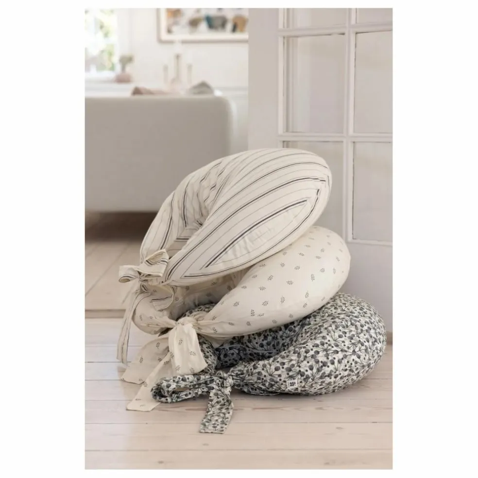 Coussin d'allaitement Cream Stripe | Beige
