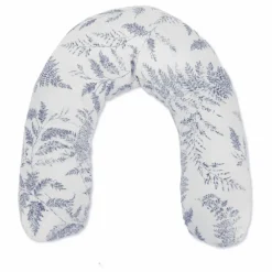 Coussin d'allaitement Feuillage | Bleu marine