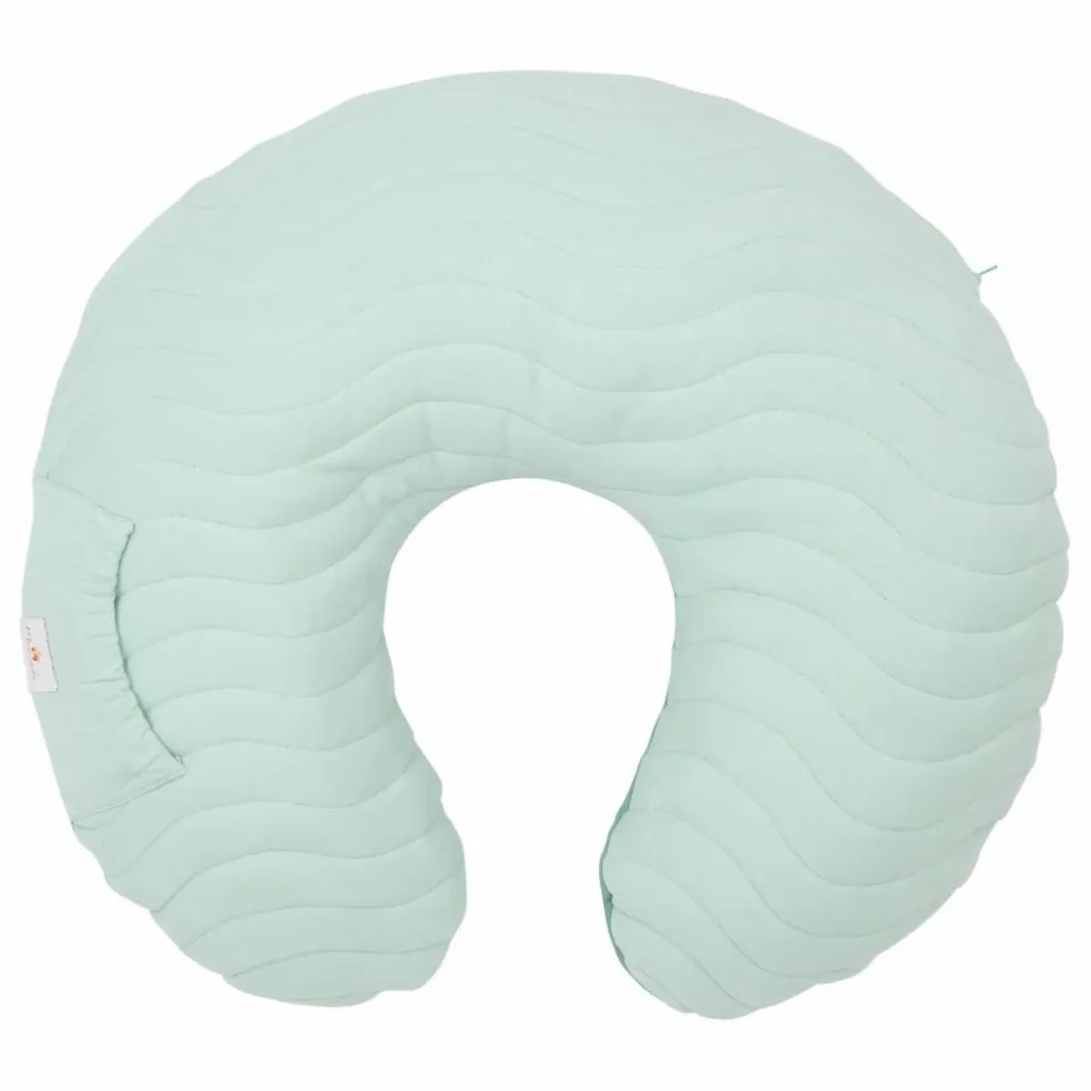 Coussin d'allaitement gonflable | Bleu céladon