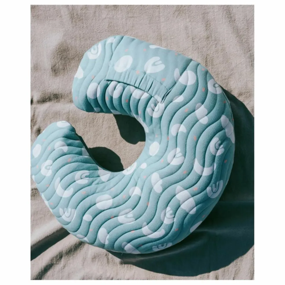 Coussin d'allaitement gonflable | Vert Menthe