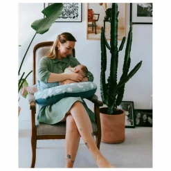 Coussin d'allaitement gonflable | Vert Menthe