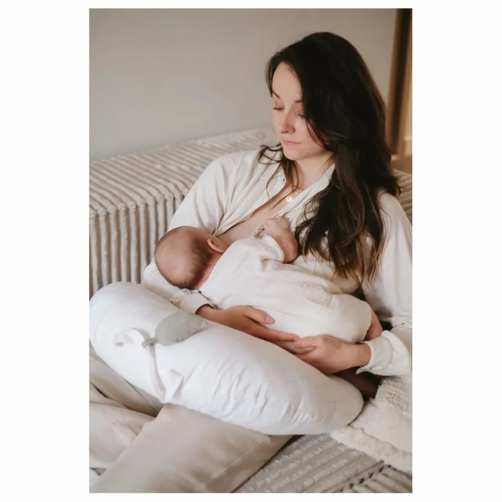 Coussin d'allaitement nomade | Blanc