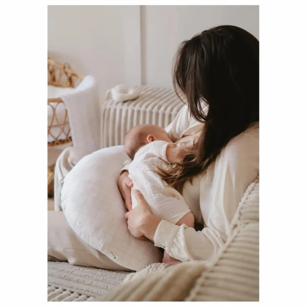 Coussin d'allaitement nomade | Blanc