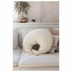 Coussin d'allaitement Sophora Leaves | Blanc