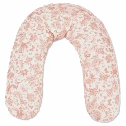 Coussin d'allaitement Toile de Jouy | Rose pêche