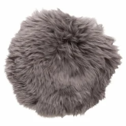 Coussin d'assise en peau de mouton | Gris