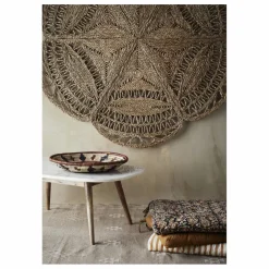 Coussin d'assise rayé | Caramel