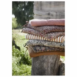 Coussin d'assise rayé | Caramel