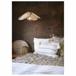 Coussin d'assise rayé | Caramel