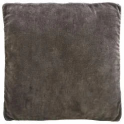 Coussin de chaise en velours de coton | Gris