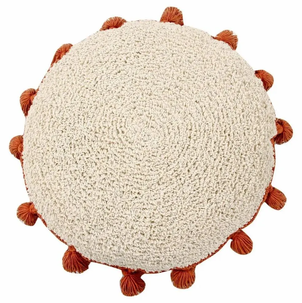 Coussin de sol Circle | Terracotta