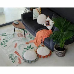 Coussin de sol Circle | Terracotta