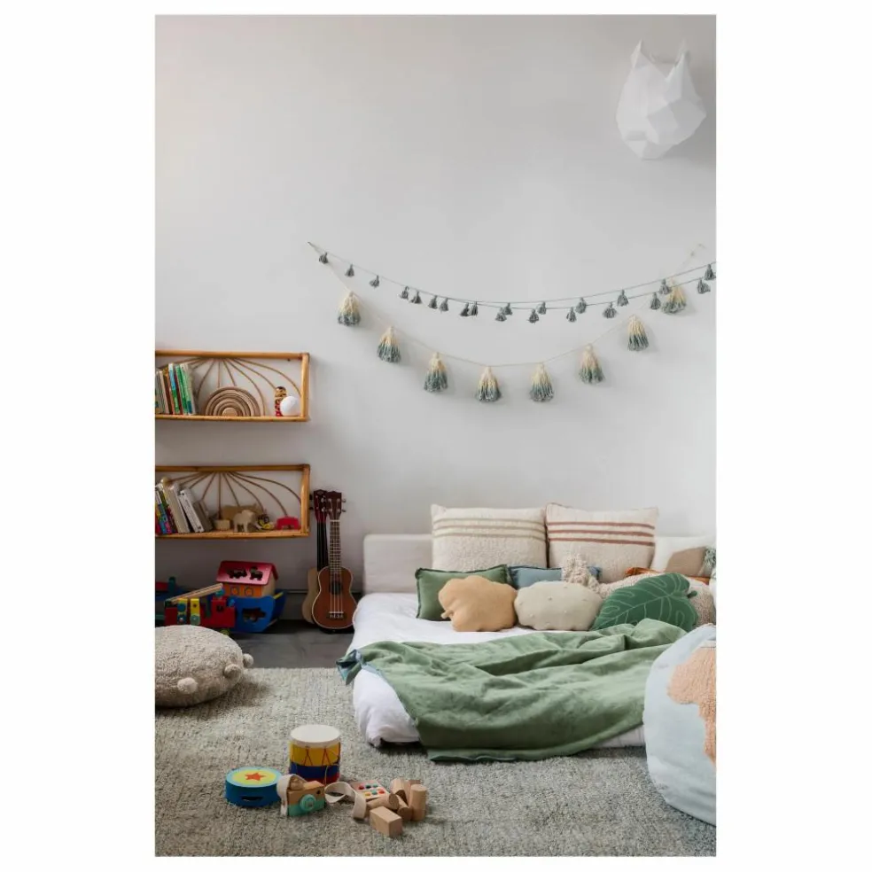 Coussin Duetto | Vert olive