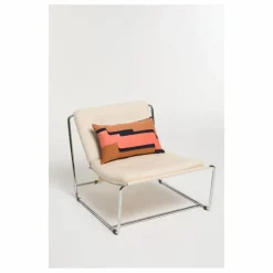Coussin en coton Mystere | Rose pêche