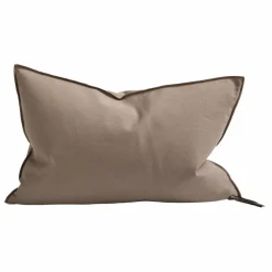 Coussin en toile Métis upcyclé | Rose poudré