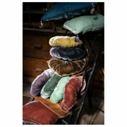 Coussin en velours de soie Goa | Terracotta