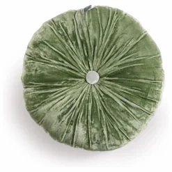 Coussin en velours de soie Goa | Vert