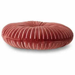 Coussin en velours Ripple | Rose