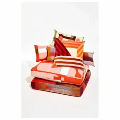 Coussin en velours Shibuya | Corail