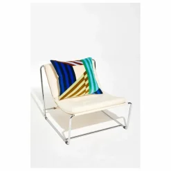 Coussin en velours Shibuya | Bleu