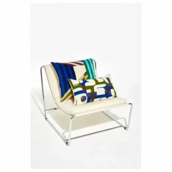 Coussin en velours Shibuya | Bleu
