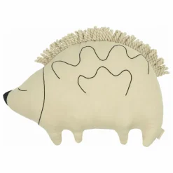 Coussin Enzo le Hérisson - Lin Français | Sauge