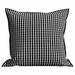 Coussin Havana Vichy | Noir