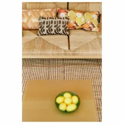 Coussin imprimé Bloom | Jaune